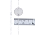 thumbnail image 6 of Nuragold 10k Real White Gold Solid Figaro Link 2.75mm Chain Necklace (16"-26") Italian Jewelry for Men & Women, 6 of 8