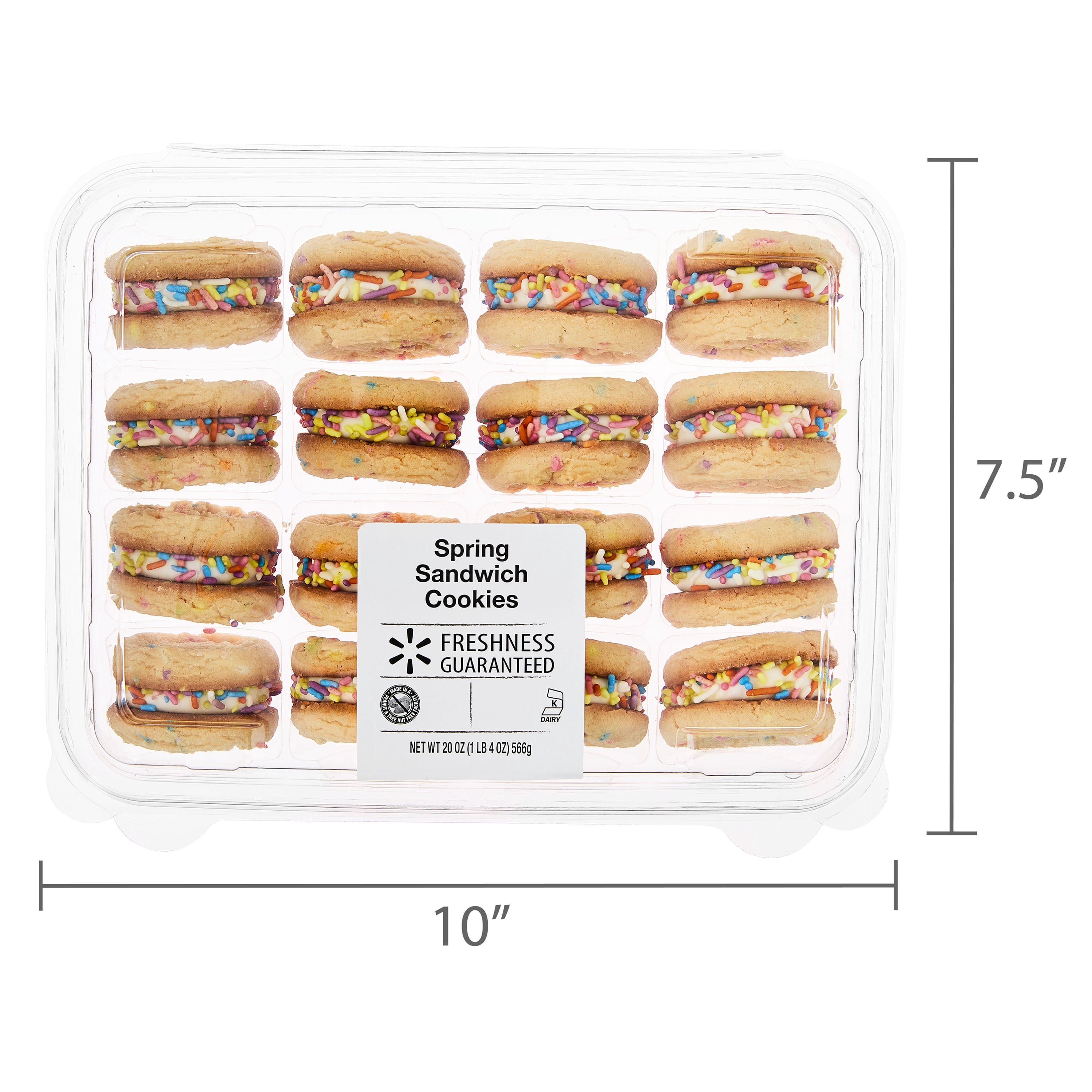 Freshness Guaranteed Spring Sandwich Cookies, 20 oz, 16 Count