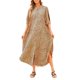thumbnail image 1 of Vestido, Vestido largo suelto con botones para mujer Vestido camisero con bolsillos Bata de playa Cu Tomshoo Beige, 1 of 7