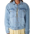 thumbnail image 5 of Celebrity Pink Women's Oversized Denim Jacket, Sizes XS-XXXL, 5 of 5