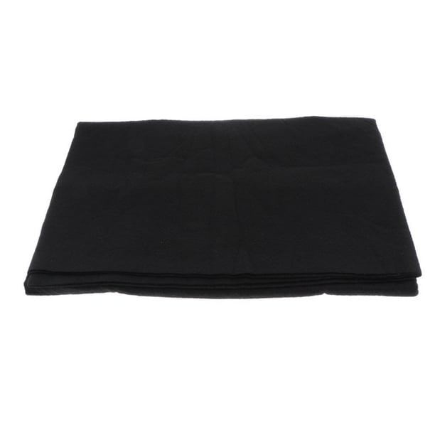 Tapete de pincel Sumi de fieltro de lana, papelería para estudiantes de oficina para pintar y arte. Negro