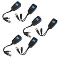 thumbnail image 1 of HD-CVI/TVI/AHD Passive Video Balun with Power Connector and RJ45 CAT5 Data Transmitter 3 Pair, 1 of 8