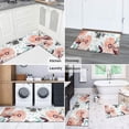 thumbnail image 6 of 2 Piece Floral Flowers Spring Rug Kitchen Rug Set, Decor Kitchen Rugs, Absorbent Non-Slip Washable Floor Mats, Home Indoor Runner Rugs 17"x47"+17"x30", 6 of 7