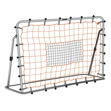 Franklin Sports Adjustable Soccer Training Rebounder with Stakes - Steel - 6' x 4'
