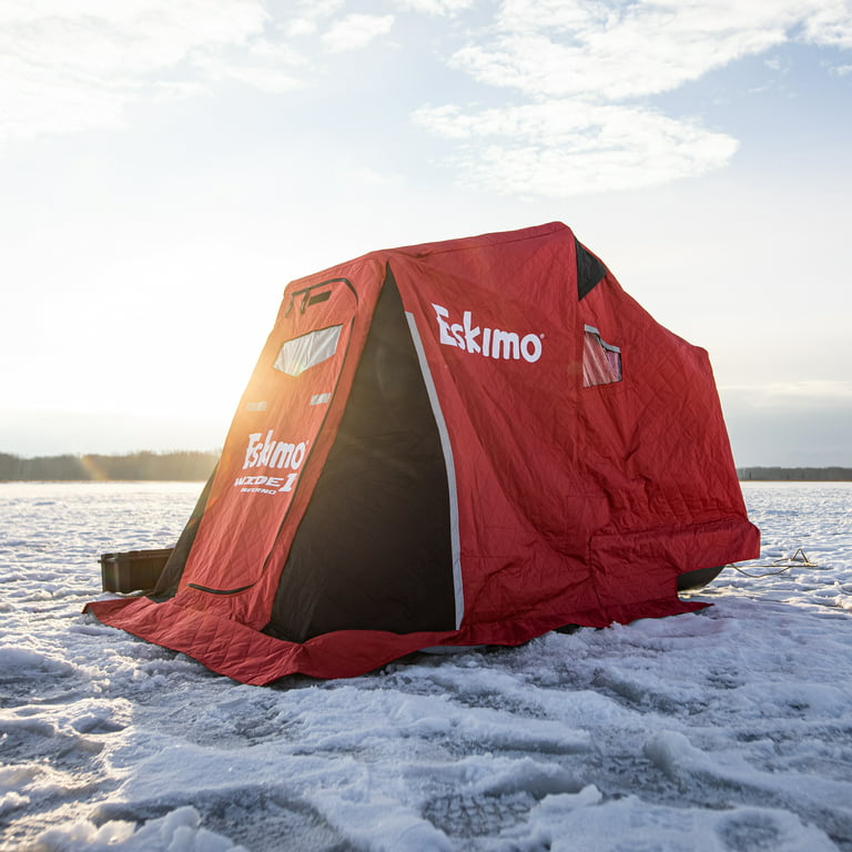Eskimo Wide 1 Inferno 50 Insulated Sled Shelter with Swivel Seat, 1 Person