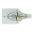 thumbnail image 1 of Compass Cutting Board, Seamanship Brown Compass with Windrose and Detailed Angles Directions on the Ocean Print, Tempered Glass Cutting and Serving Board, Wine Bottle Shape, Brown, by Ambesonne, 1 of 1
