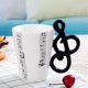 thumbnail image 2 of Tazas Musicales para Cerveza Té Leche Jarrones Penne Dulces o Cepillos de Nota B, 2 of 8