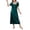 Blue Green, variant on Ekouaer Women's Satin Nightgown with Lace Trim V-Neck Silk Sleep Dress Long Nightshirts with Bow Tie