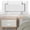 White, variant on Aluminum Alloy Flush Mount Ring Pull Handle Concealed Wardrobe Pull Ring Durable Closet Pull Embedded Furniture Handle Anti-Collision Door Pull Flush Mount Ring Pull Handle Recessed Drawer Grip