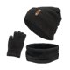 thumbnail image 1 of Juego de guantes de bufanda de gorro de invierno 3 en 1, forro interior de vellón cálido térmico de invierno, gorro de gorro de cuello cálido, guantes - Cáñamo entumecido SM SunniMix Sombrero Bufanda y Guantes, 1 of 5