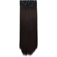 thumbnail image 2 of HAHDAXIA Hair Extensions Clip in Straight Curly Wavy 4 PCS Set Thick Hairpiece, 2 of 7