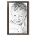 thumbnail image 2 of ArtToFrames 19" x 31" Muted Silver Picture Frame, 19x31 inch Silver Wood Poster Frame (WOM-4626),  Pack, 2 of 8