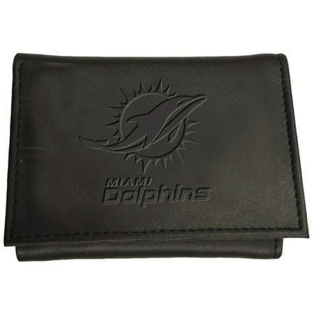 Miami Dolphins Hybrid Tri-Fold Wallet - Black - No Size