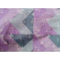 thumbnail image 4 of oneOone Organic Cotton Voile Fabric Line|Chevron & Triangle Geometric Print Fabric By Yard 42 Inches Wide, 4 of 4