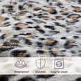 thumbnail image 5 of Lavish Home 60” x 80” Queen Size Waterproof Blanket for Bed, Couch, or Car (Leopard Print), 5 of 10
