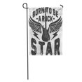 thumbnail image 1 of KDAGR Guitar Rock Festival and Roll Sign Slogan Graphic Electric Band Garden Flag Decorative Flag House Banner 12x18 inch, 1 of 2