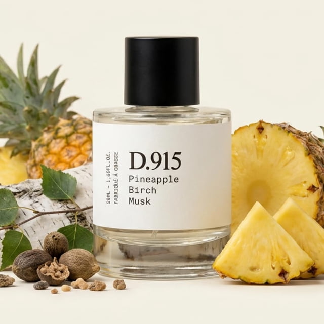 Perfume inspirado en Aventus. Paris D.915 Piña y almizcle en spray 50 ml