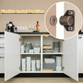 thumbnail image 5 of Uxcell 4 Set Zinc Alloy Magnetic Cabinet Door Catch for Kitchen Cupboard Closet, Copper, 5 of 6