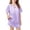 Light Purple, variant on Arshiner Girls Pajamas Silk Satin Pajama Set 2 Piece Button Down Pjs Ruffle Sleepwear