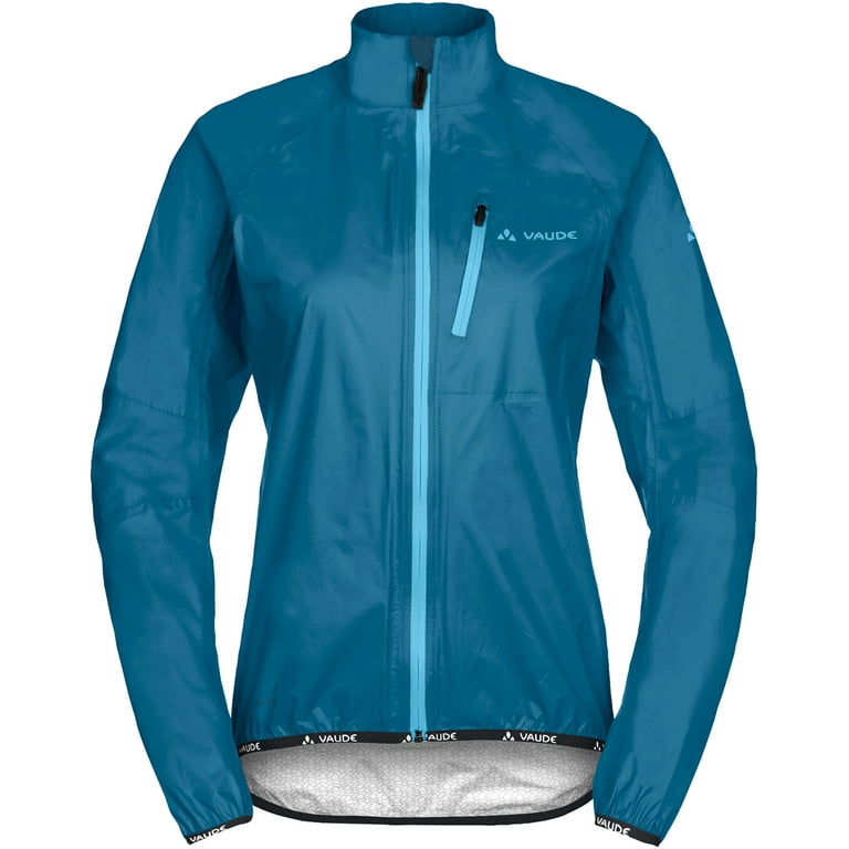 Vaude Women\'s Drop Biking Rain Jacket III - 38 - Kingfisher
