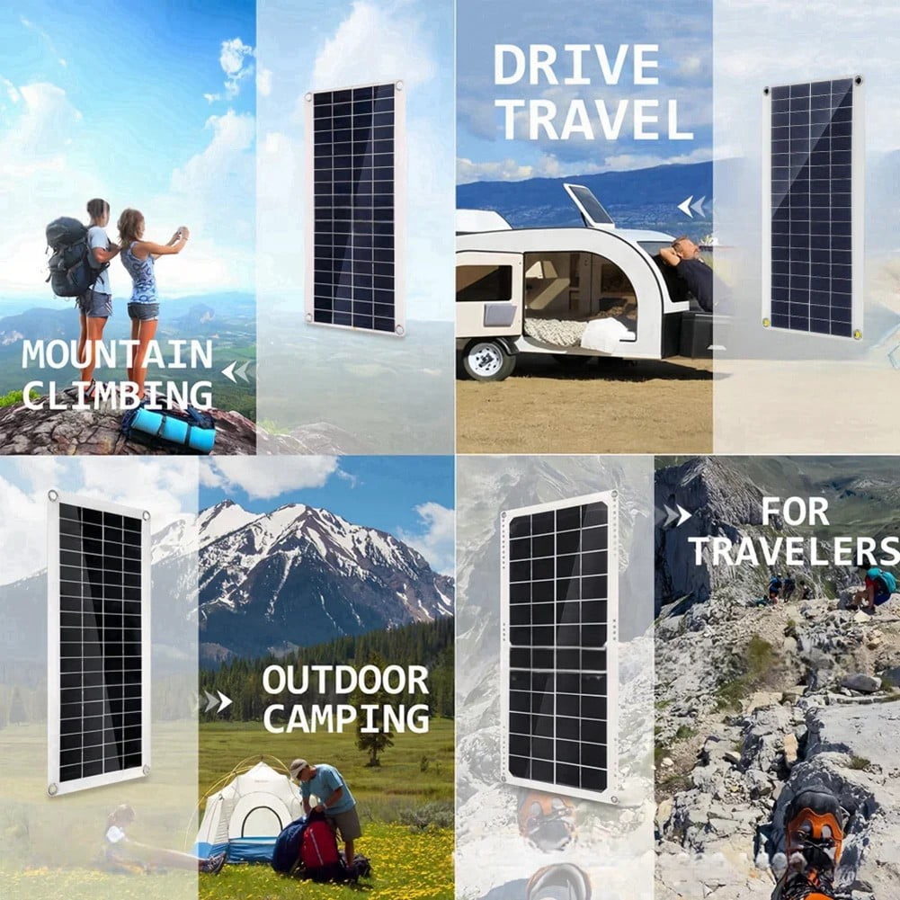 1000w-12v Solar panel kit for phone rv car for caravan home camping outdoor battery