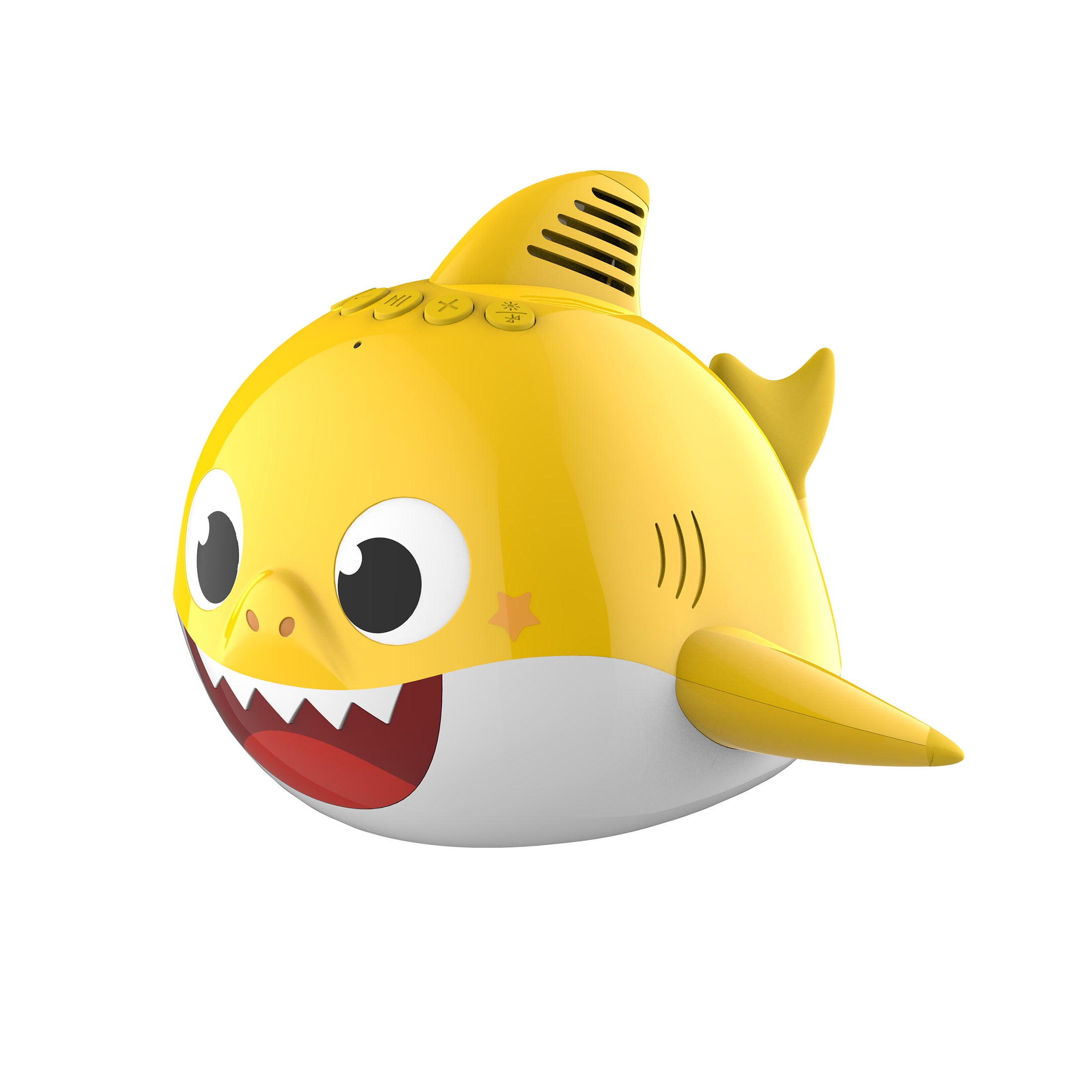 Pinkfong by Baby Shark The Child Floating Waterproof LED Lighting Wireless Bluetooth Portable Speaker, Yellow