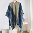 thumbnail image 1 of LOVZFMLL Cardigans Cardigan pour Femmes Mode Femmes Hiver Bouton Uni Capes Tricotées Manteau, 1 of 3