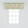 thumbnail image 2 of Ambesonne Abstract Window Valance, Groovy Wave Inspired Art, 54" X 18", Multicolor, 2 of 3