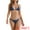 Blue, variant on DARING DIVA Women's Polka Dots Halter Bikini Sets X-Small Light Purple