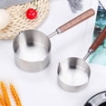 thumbnail image 3 of Ruiboury Oil Pots Butter Warmer Stainless Steel Flat Bottom Saucepan Frying Pan Boiled Eggs Multi-purpose Camping Milk Gravies 250ml, 3 of 9