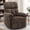 Brown, variant on Korser Small Recliners for Small Spaces,Swivel Rocker Recliner Chair with Side Pockets for Living Room,Brown
