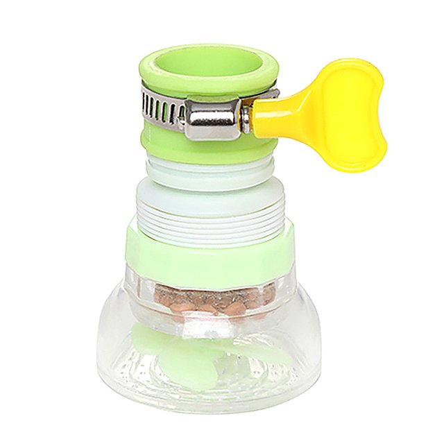 Up to 65% off SMihono Cleaning Supplies Splash-proof Filter For Household Kitchen Retractable Rotating Faucet Shower