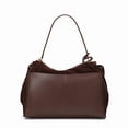 thumbnail image 6 of Genuine Leather Hobo Bag, Women's Suede Flap Underarm Shoulder Crossbody Purse, 6 of 8