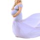 thumbnail image 1 of Pregnant Womens Off Shoulder Photography Maternity Maxi Dress Photo Dresses-26Violet, 1 of 2