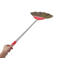 thumbnail image 5 of RENACLIPY Handmade Red Soft Grass Asian Broom for Indoor Wood Floor, Patio, and Household Sweeping Cleaning, 5 of 8