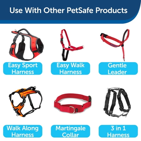 PetSafe（ペットセーフ）犬用リード ナイロンリード レッド 幅1.9cm×長さ120cm