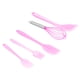 thumbnail image 3 of Juego de 5 espátulas de silicona para repostería casera, utensilios de cocina, decoración de pasteles, color rosa, 3 of 14