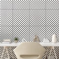 thumbnail image 3 of Ambesonne Retro Peel & Stick Wallpaper for Home, Nostalgic Polka Dots Art, 13"x36", Charcoal Grey, 3 of 6