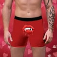thumbnail image 2 of Gunia Valentine's Day Boxer Briefs For Men 3D Lip Print Personality Fashion Funny Comfortable Underwear S-5Xl, 2 of 4