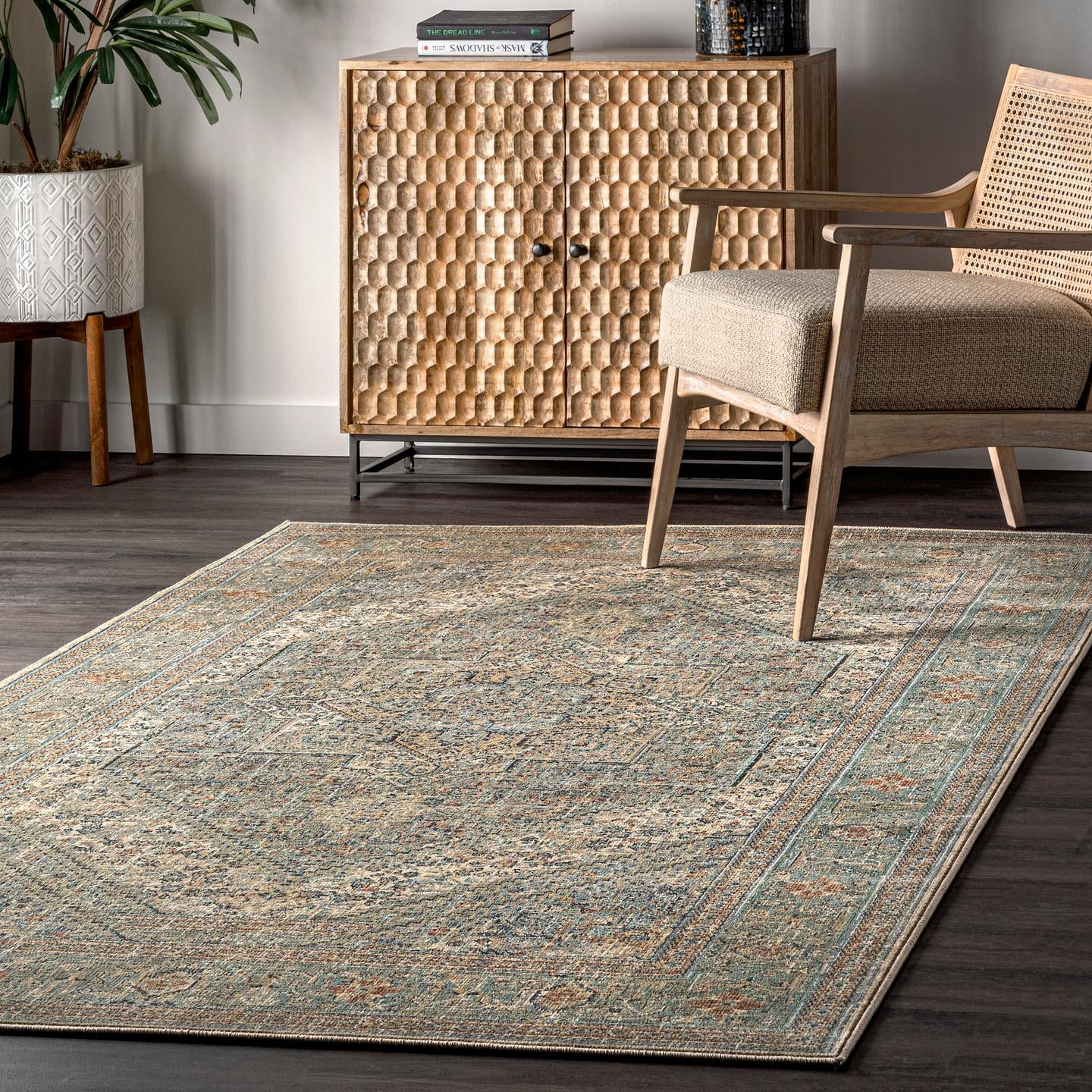 nuLOOM Traditional Carol Medallion Area Rug