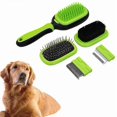 thumbnail image 2 of 5 In 1 Dogs H Removal Comb Sets H Deshedding Trimmer Combs Pets Ging Tool Ging Brush Deshedding Comb Ed Trimming, 2 of 5