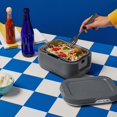 thumbnail image 3 of Crock-Pot 28-Ounce Mini Electric Heated Lunch Box, Portable Food Warmer, Perfect for Travel, Car, On-the-Go, Keeps Food Warm, Spi, 3 of 8