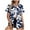 Style 1, variant on GERsome Womens Hawaiian Button Down Shirts Casual Short Sleeve Floral Print Blouses Summer Tops, Sizes S-5XL