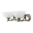 thumbnail image 3 of Yosemite Home Decor Glacier Point Meuble-Lavabo à 2 Lumières en Acier Inoxydable, Fini Nickel Satiné, 3 of 12