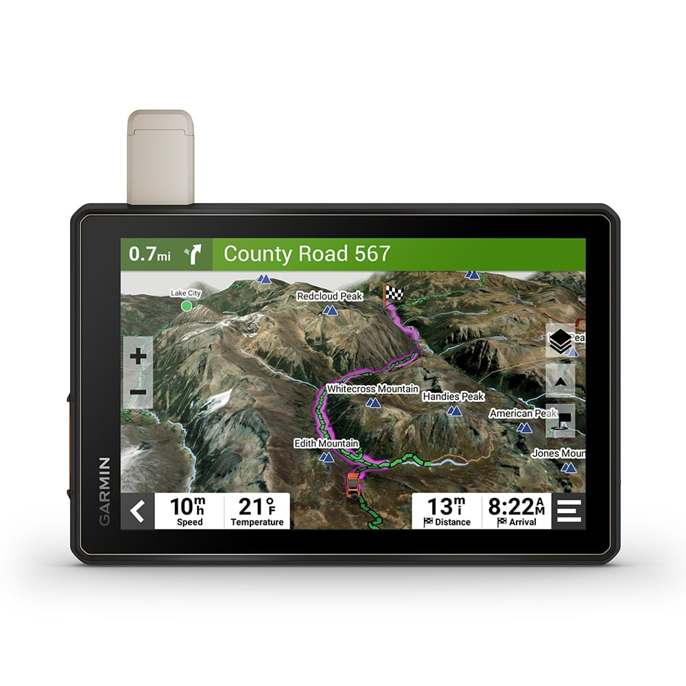 Garmin Tread XL Overland Off-Road Navigator Bundle with PlayBetter 5000mAh Portable Charger - 10-Inch Rugged Powersport GPS for UTV & ATV Trail