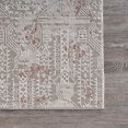 thumbnail image 4 of LR Home Imara Dez Gray/Red Southwestern Tribal Polyester Area Rug, 9'6" x 13', 4 of 8