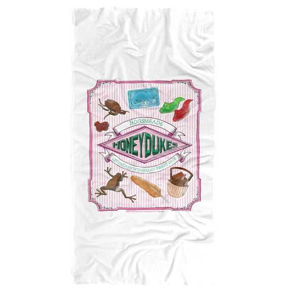 Harry Potter Honeydukes Hogsmeade Label Officially Licensed Beach Towel 30' X 60'