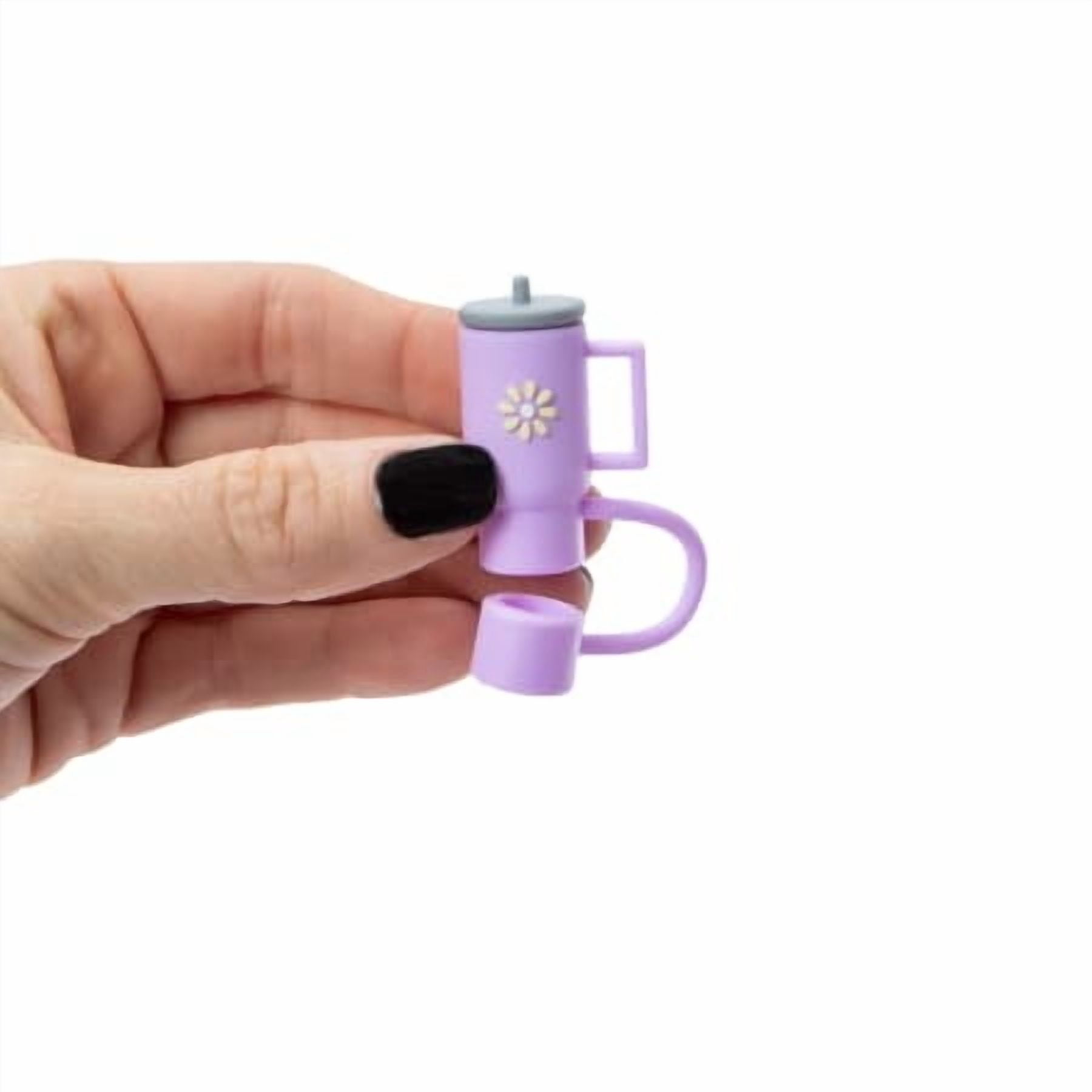 4pk Tumbler Straw Toppers