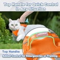 thumbnail image 2 of Cat Harness and Leash Set Escape Proof for Kitten Walking, Soft Adjustable Top Handle Vest Harnesses for Cats, Easy Control Breathable Reflective Small Medium Large, Orange, S, 2 of 9