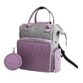 thumbnail image 3 of Knitting Bag Backpack Storage Organizer Skeins Crochet Bag Knitting Tote Bag, 3 of 6